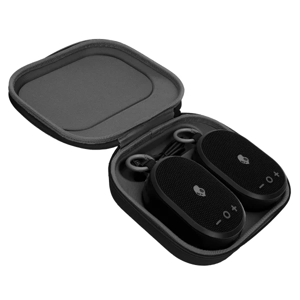 Skullcandy Kilo Wireless Bluetooth Speaker with Case Bundle, 2-pack